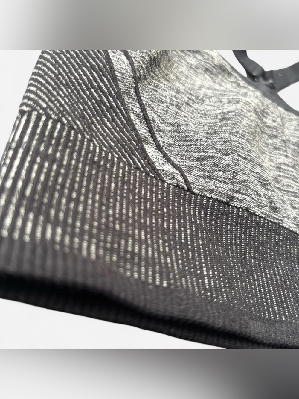 All in Motion black and grey racerback sports bra - Picture 5 of 6
